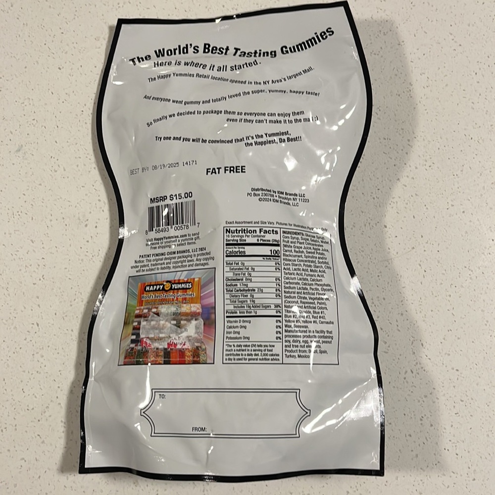 Gummies by Happy Yummies The Worlds Best Tasting Gummies Try one - yummy. New - Picture 2 of 5
